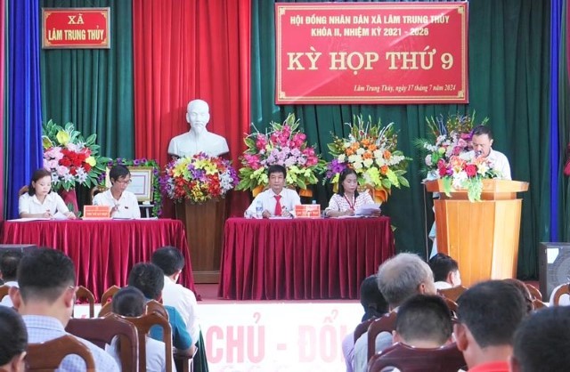 Lâm Trung Thủy: Kỳ họp thứ 9 HĐND xã khóa II